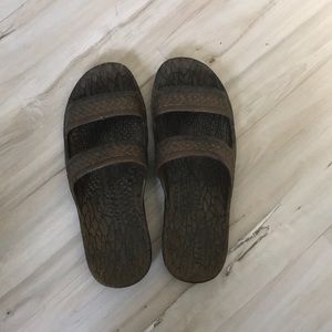 Brown Jesus sandals